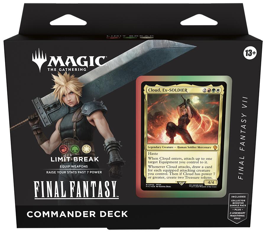 FINAL FANTASY - Commander Deck (Limit Break FINAL FANTASY VII) | Shuffle n Cut Hobbies & Games