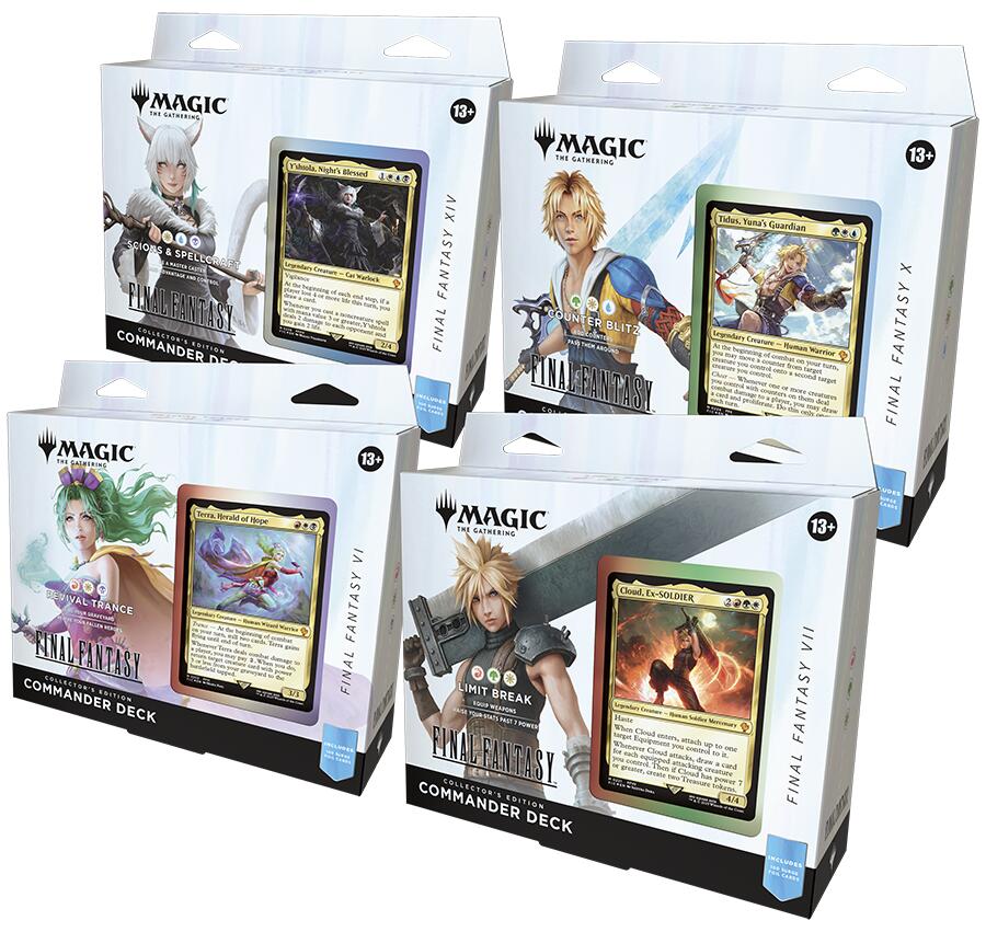 FINAL FANTASY - Commander Deck: Collector's Edition Display | Shuffle n Cut Hobbies & Games