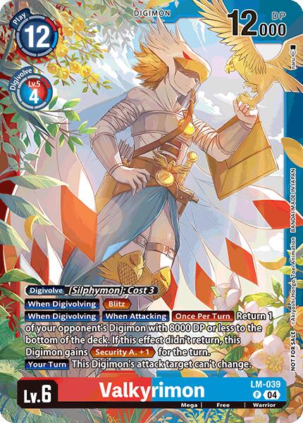Valkyrimon [LM-039] (Limited Card Pack) [World Convergence] | Shuffle n Cut Hobbies & Games