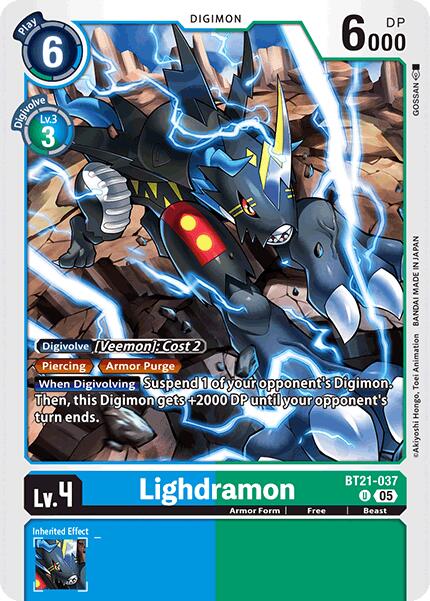 Lighdramon [BT21-037] [World Convergence] | Shuffle n Cut Hobbies & Games