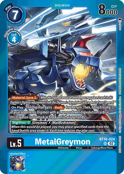 MetalGreymon [BT10-024] (Special Event Pack 2025) [Xros Encounter Promos] | Shuffle n Cut Hobbies & Games