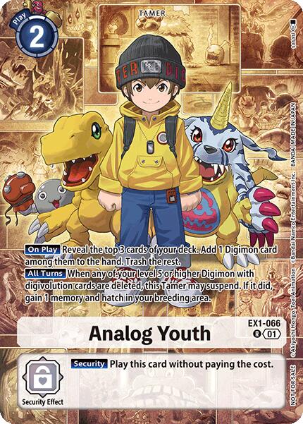 Analog Youth [EX1-066] (Special Event Pack 2025) [Classic Collection Promos] | Shuffle n Cut Hobbies & Games
