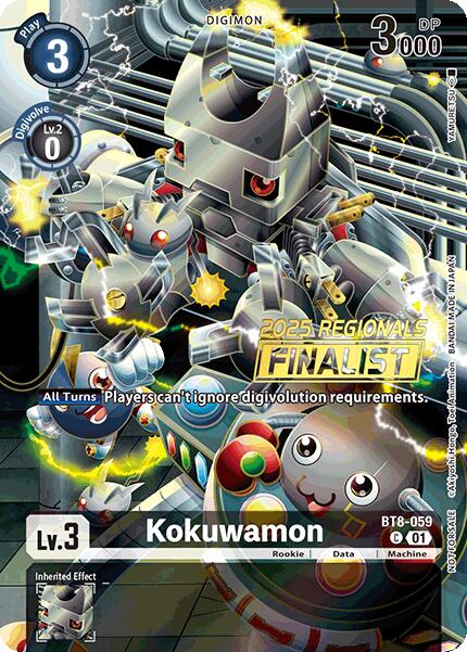 Kokuwamon [BT8-059] (2025 Regionals Finalist) [New Awakening Promos] | Shuffle n Cut Hobbies & Games