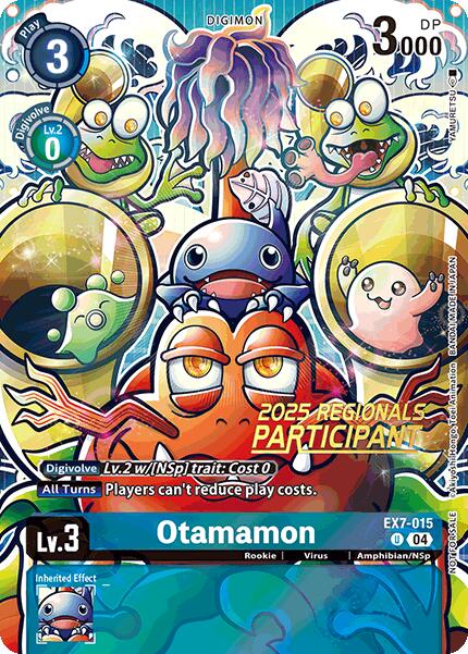 Otamamon [EX7-015] (2025 Regionals Participant) [Digimon LIBERATOR Promos] | Shuffle n Cut Hobbies & Games