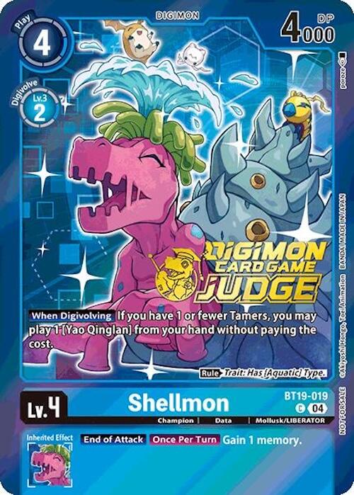 Shellmon [BT19-019] (Judge Pack 2025 Wave 1) [Release Special Booster Ver.2.0] | Shuffle n Cut Hobbies & Games
