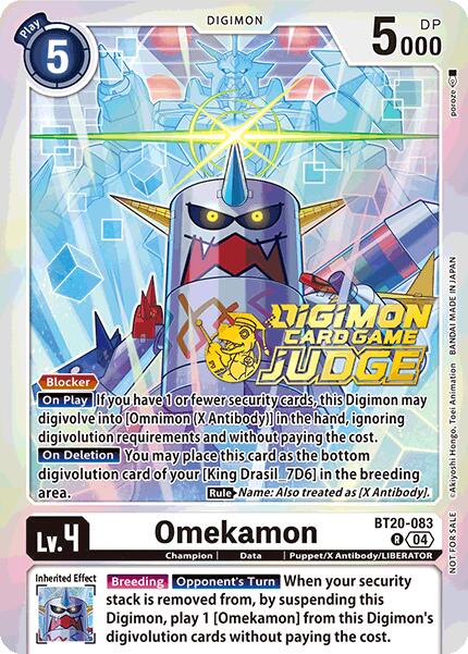 Omekamon [BT20-083] (Judge Pack 2025 Wave 1) [Release Special Booster Ver.2.5 Promos] | Shuffle n Cut Hobbies & Games