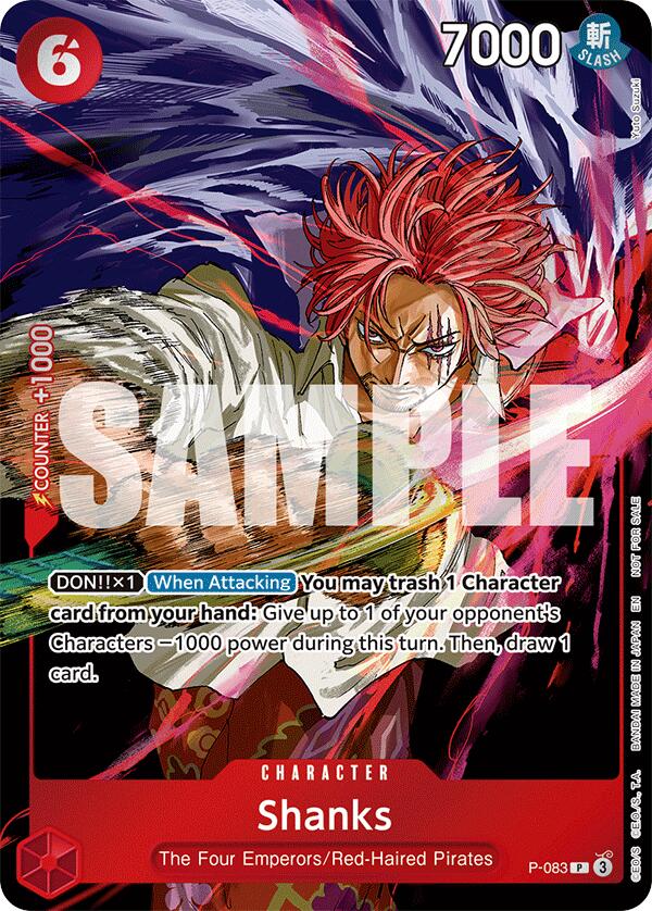Shanks (Event Pack Vol. 6) [One Piece Promotion Cards] | Shuffle n Cut Hobbies & Games