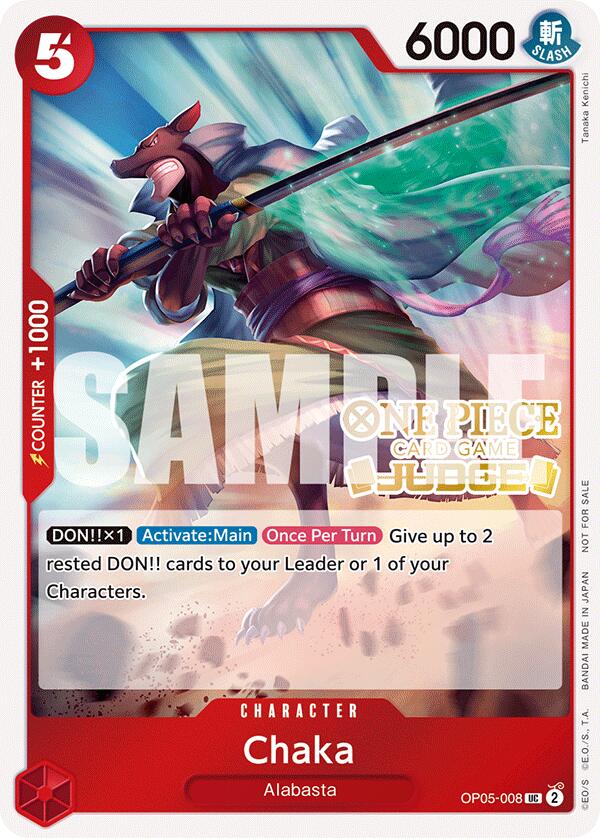 Chaka (Judge Pack Vol. 5) [One Piece Promotion Cards] | Shuffle n Cut Hobbies & Games