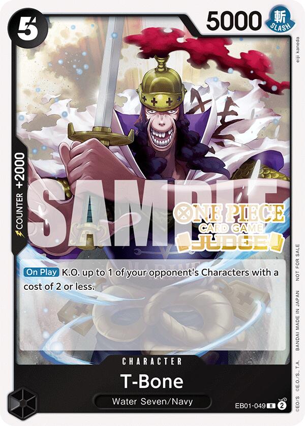 T-Bone (Judge Pack Vol. 5) [One Piece Promotion Cards] | Shuffle n Cut Hobbies & Games