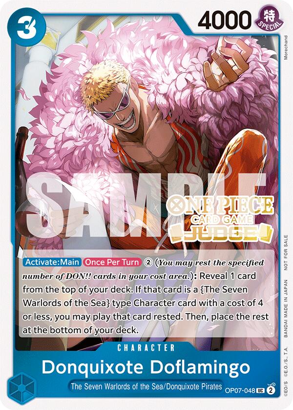 Donquixote Doflamingo (Judge Pack Vol. 5) [One Piece Promotion Cards] | Shuffle n Cut Hobbies & Games