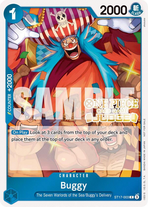 Buggy (Judge Pack Vol. 5) [One Piece Promotion Cards] | Shuffle n Cut Hobbies & Games