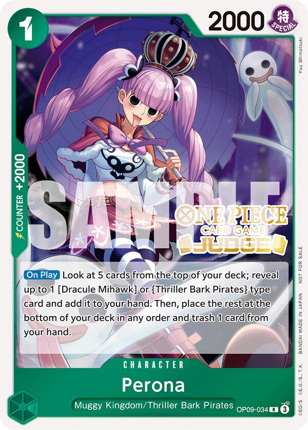 Perona (Judge Pack Vol. 5) [One Piece Promotion Cards] | Shuffle n Cut Hobbies & Games