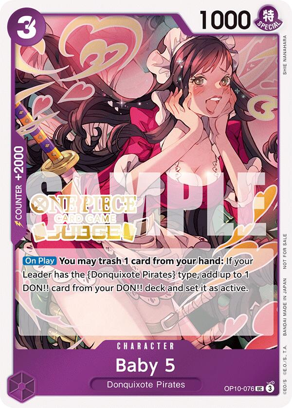 Baby 5 (Judge Pack Vol. 5) [One Piece Promotion Cards] | Shuffle n Cut Hobbies & Games