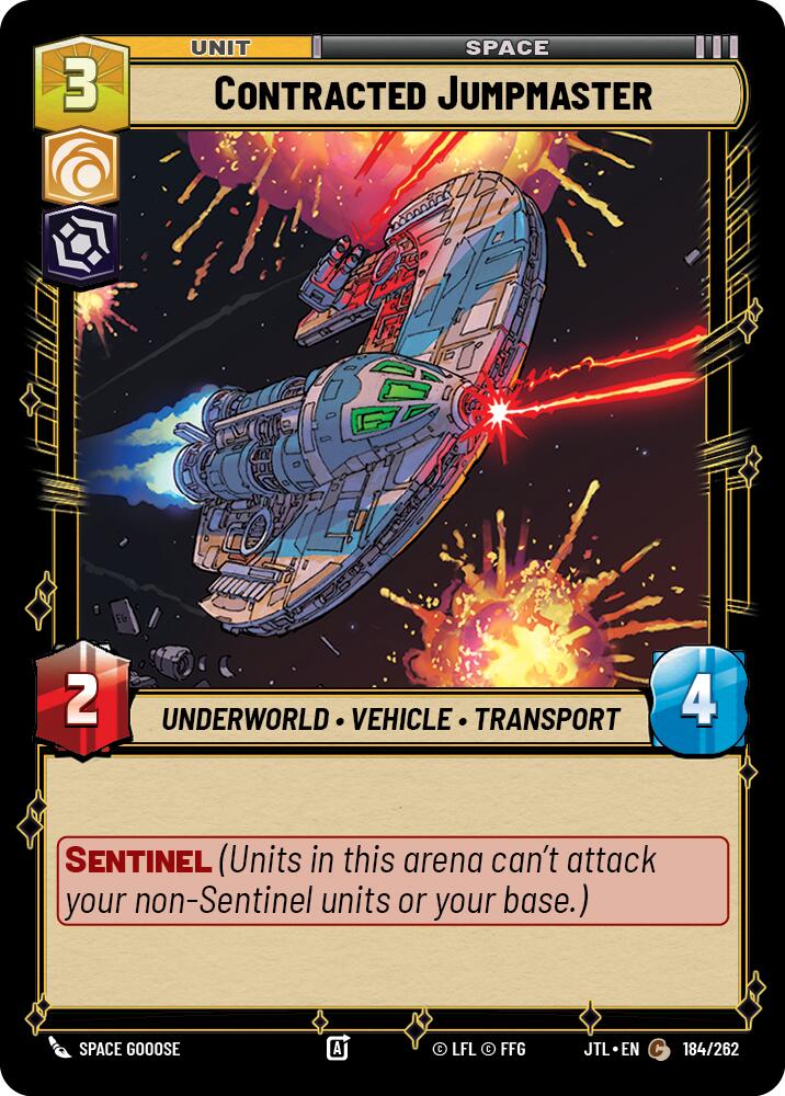 Contracted Jumpmaster (184/262) (184/257) [Jump to Lightspeed] | Shuffle n Cut Hobbies & Games
