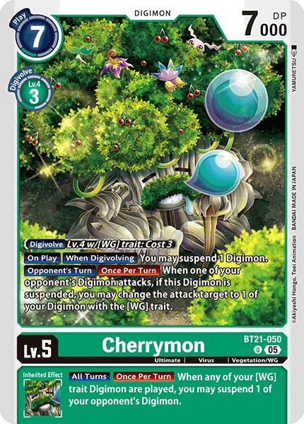 Cherrymon [BT21-050] [World Convergence] | Shuffle n Cut Hobbies & Games