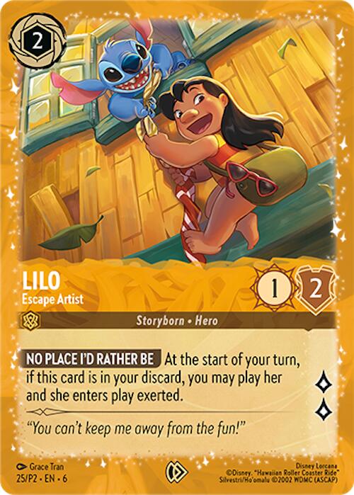 Lilo - Escape Artist (25) [Promo Cards] | Shuffle n Cut Hobbies & Games