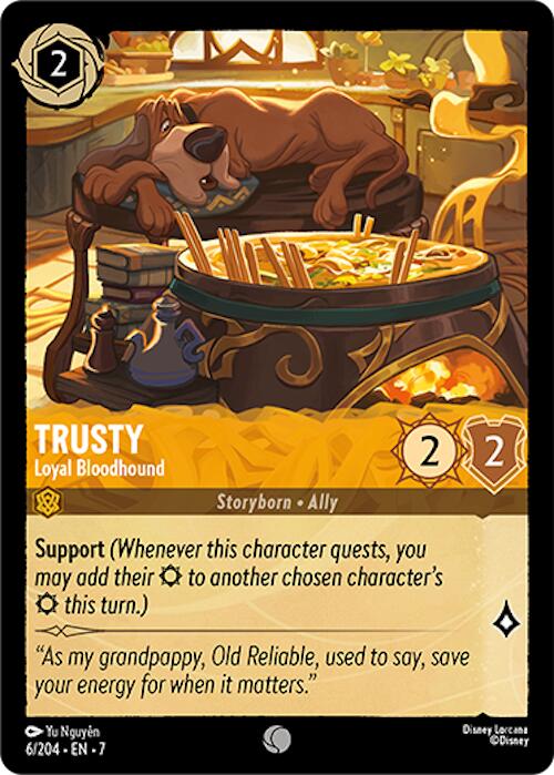 Trusty - Loyal Bloodhound (6/204) [Archazia's Island] | Shuffle n Cut Hobbies & Games