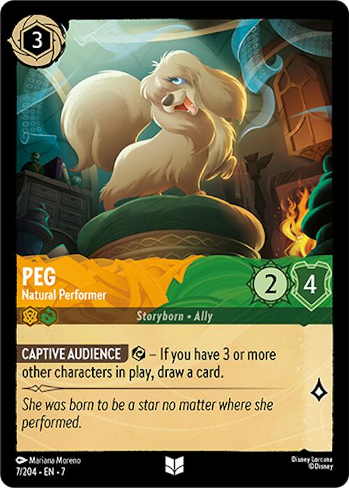 Peg - Natural Performer (7/204) [Archazia's Island] | Shuffle n Cut Hobbies & Games