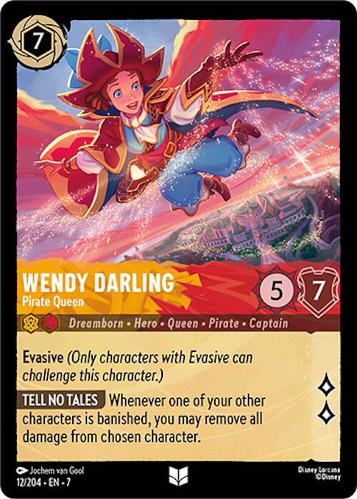 Wendy Darling - Pirate Queen (12/204) [Archazia's Island] | Shuffle n Cut Hobbies & Games