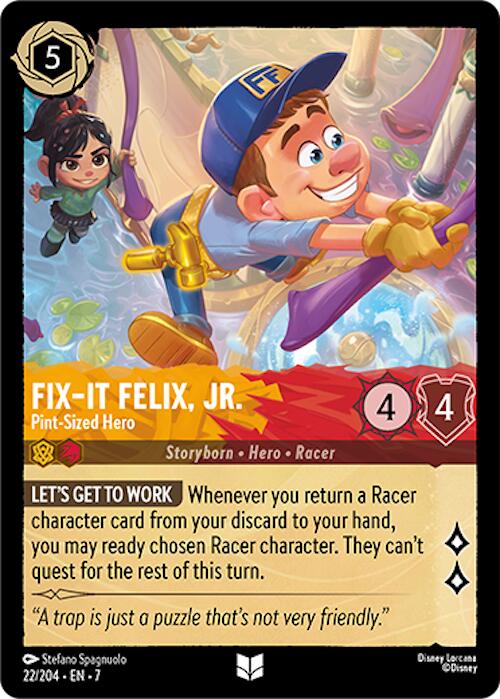 Fix-It Felix, Jr. - Pint-Sized Hero (22/204) [Archazia's Island] | Shuffle n Cut Hobbies & Games