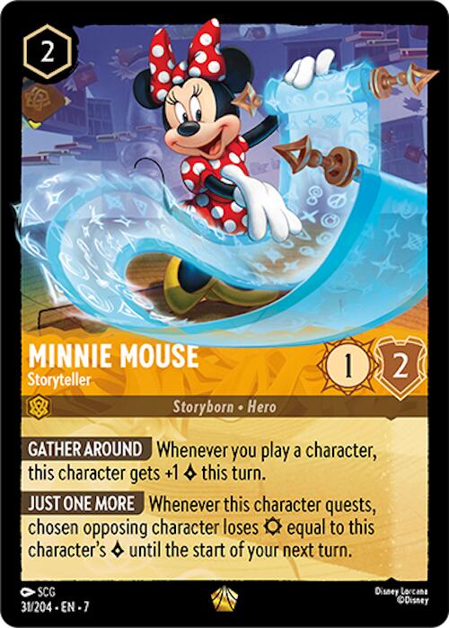 Minnie Mouse - Storyteller (31/204) [Archazia's Island] | Shuffle n Cut Hobbies & Games