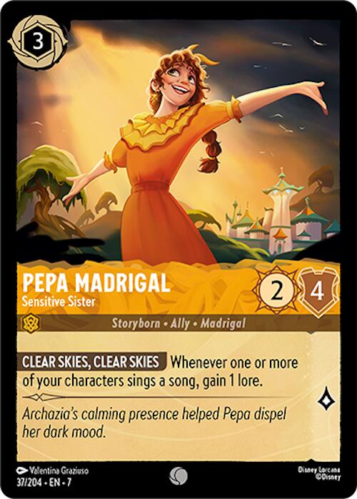 Pepa Madrigal - Sensitive Sister (37/204) [Archazia's Island] | Shuffle n Cut Hobbies & Games