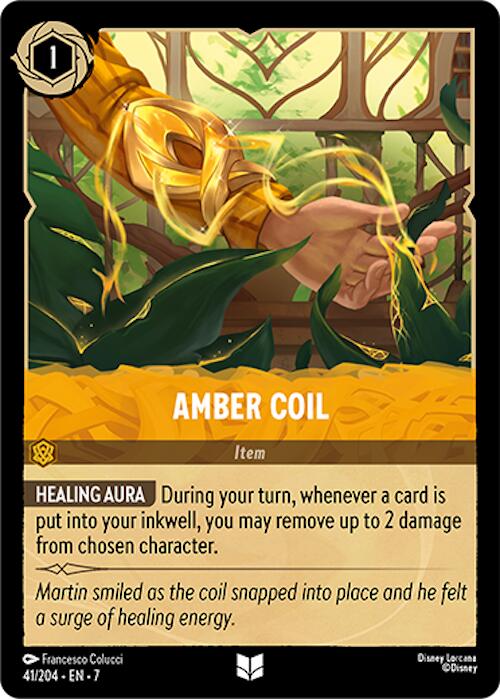 Amber Coil (41/204) [Archazia's Island] | Shuffle n Cut Hobbies & Games