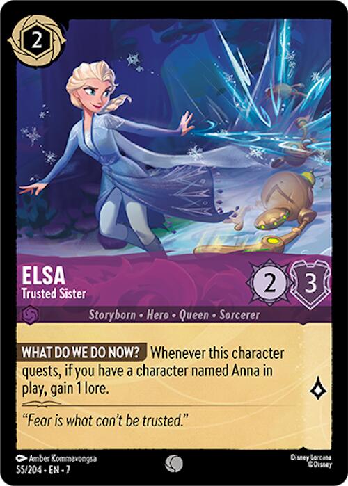 Elsa - Trusted Sister (55/204) [Archazia's Island] | Shuffle n Cut Hobbies & Games