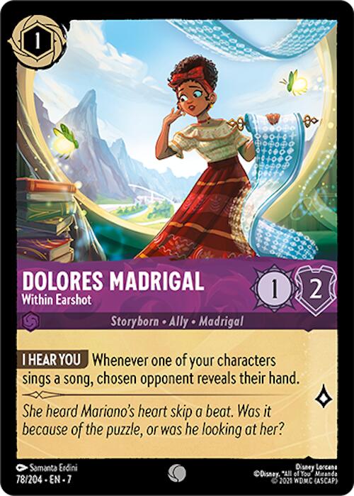 Dolores Madrigal - Within Earshot (78/204) [Archazia's Island] | Shuffle n Cut Hobbies & Games
