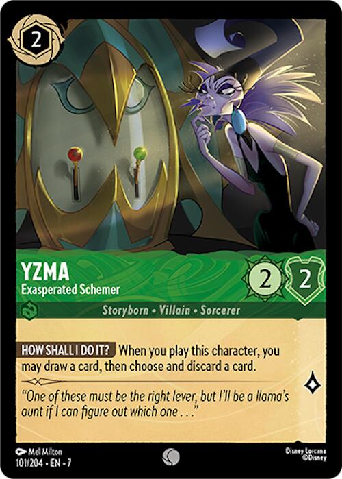 Yzma - Exasperated Schemer (101/204) [Archazia's Island] | Shuffle n Cut Hobbies & Games