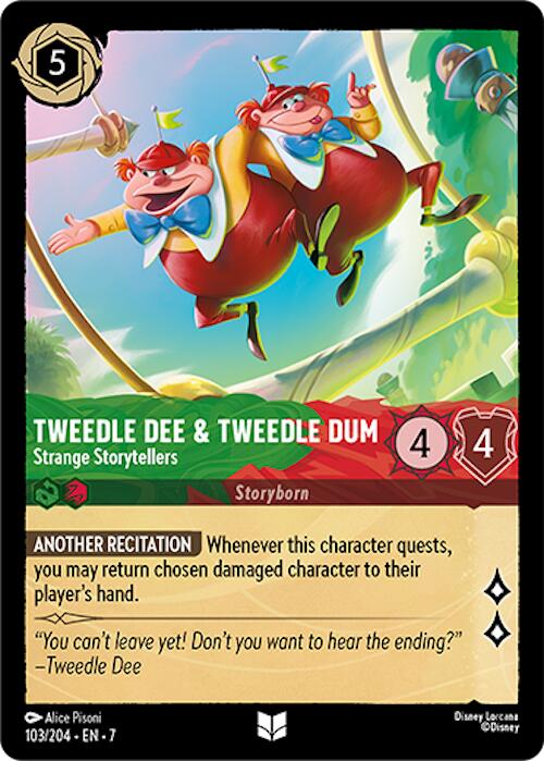 Tweedledee & Tweedledum - Strange Storytellers (103/204) [Archazia's Island] | Shuffle n Cut Hobbies & Games