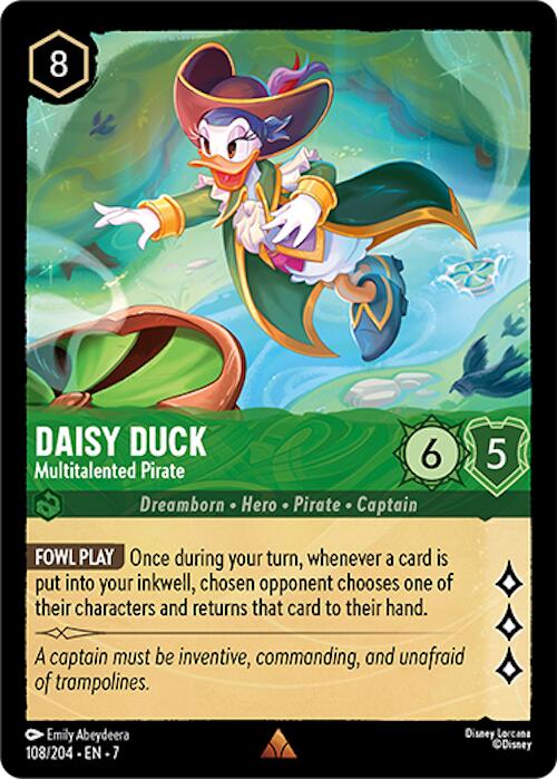 Daisy Duck - Multitalented Pirate (108/204) [Archazia's Island] | Shuffle n Cut Hobbies & Games