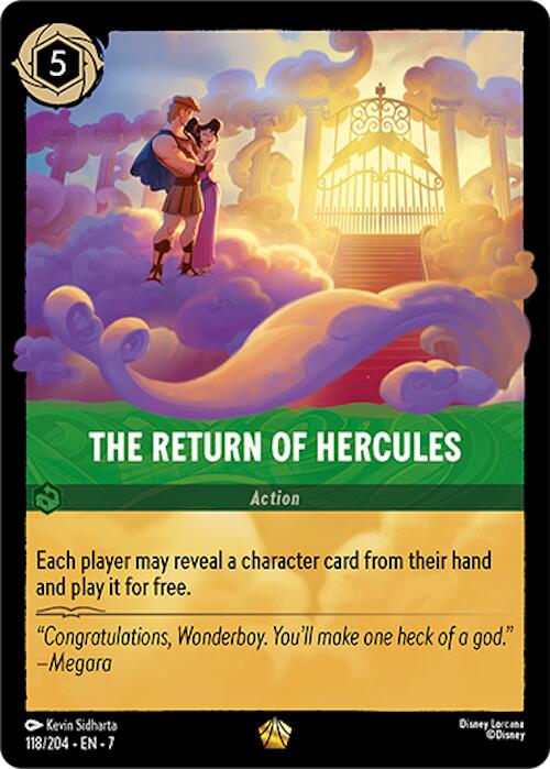 The Return of Hercules (118/204) [Archazia's Island] | Shuffle n Cut Hobbies & Games