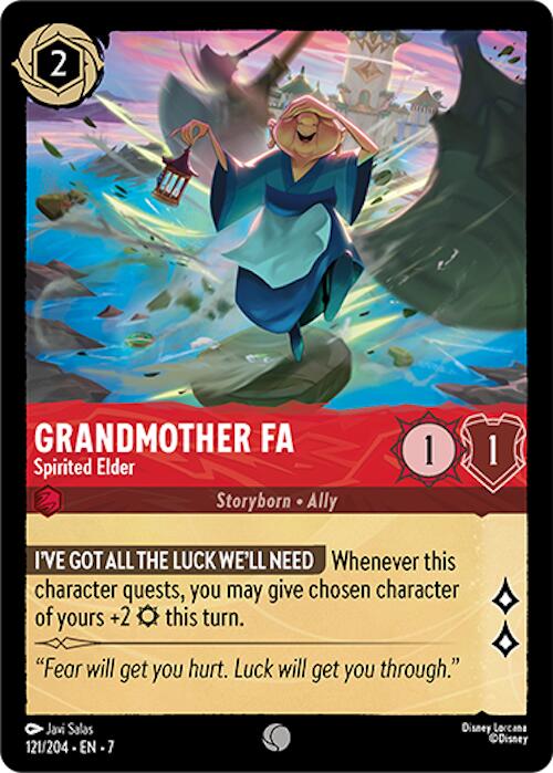 Grandmother Fa - Spirited Elder (121/204) [Archazia's Island] | Shuffle n Cut Hobbies & Games