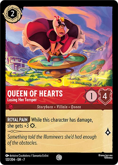 Queen of Hearts - Losing Her Temper (122/204) [Archazia's Island] | Shuffle n Cut Hobbies & Games