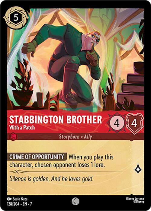 Stabbington Brother - With a Patch (128/204) [Archazia's Island] | Shuffle n Cut Hobbies & Games