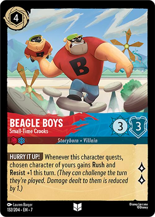 Beagle Boys - Small-Time Crooks (132/204) [Archazia's Island] | Shuffle n Cut Hobbies & Games