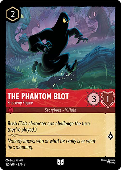 The Phantom Blot - Shadowy Figure (135/204) [Archazia's Island] | Shuffle n Cut Hobbies & Games