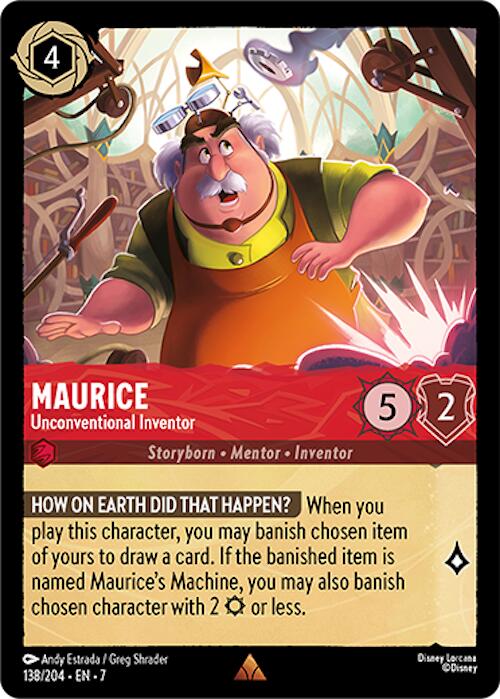 Maurice - Unconventional Inventor (138/204) [Archazia's Island] | Shuffle n Cut Hobbies & Games
