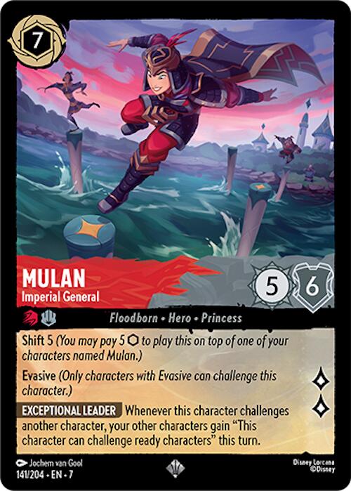 Mulan - Imperial General (141/204) [Archazia's Island] | Shuffle n Cut Hobbies & Games