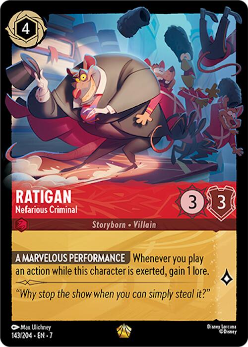 Ratigan - Nefarious Criminal (143/204) [Archazia's Island] | Shuffle n Cut Hobbies & Games