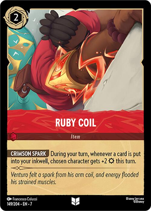 Ruby Coil (149/204) [Archazia's Island] | Shuffle n Cut Hobbies & Games