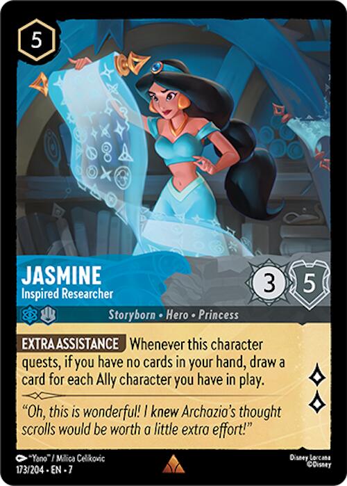 Jasmine - Inspired Researcher (173/204) [Archazia's Island] | Shuffle n Cut Hobbies & Games