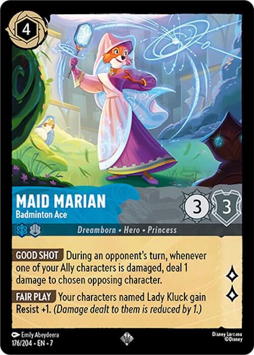 Maid Marian - Badminton Ace (176/204) [Archazia's Island] | Shuffle n Cut Hobbies & Games