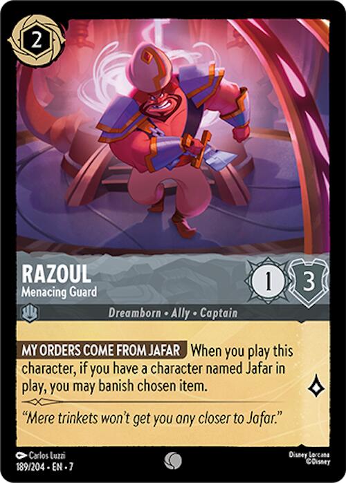 Razoul - Menacing Guard (189/204) [Archazia's Island] | Shuffle n Cut Hobbies & Games