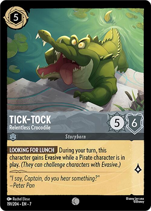 Tick-Tock - Relentless Crocodile (191/204) [Archazia's Island] | Shuffle n Cut Hobbies & Games