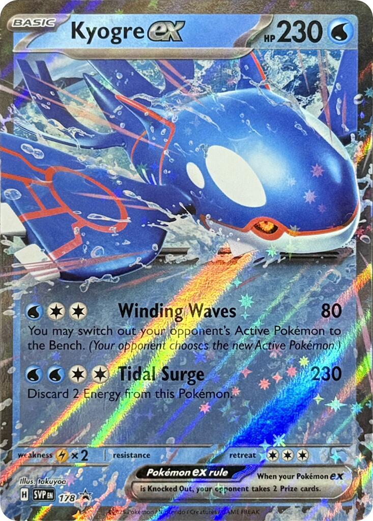 Kyogre ex (178) [Scarlet & Violet: Black Star Promos] | Shuffle n Cut Hobbies & Games