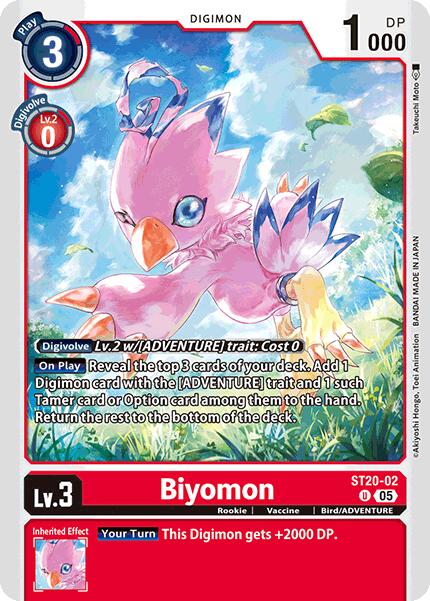 Biyomon [ST20-02] [Starter Deck: Protector of Light] | Shuffle n Cut Hobbies & Games