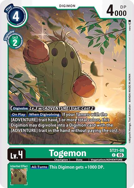 Togemon [ST21-08] [Starter Deck: Hero of Hope] | Shuffle n Cut Hobbies & Games