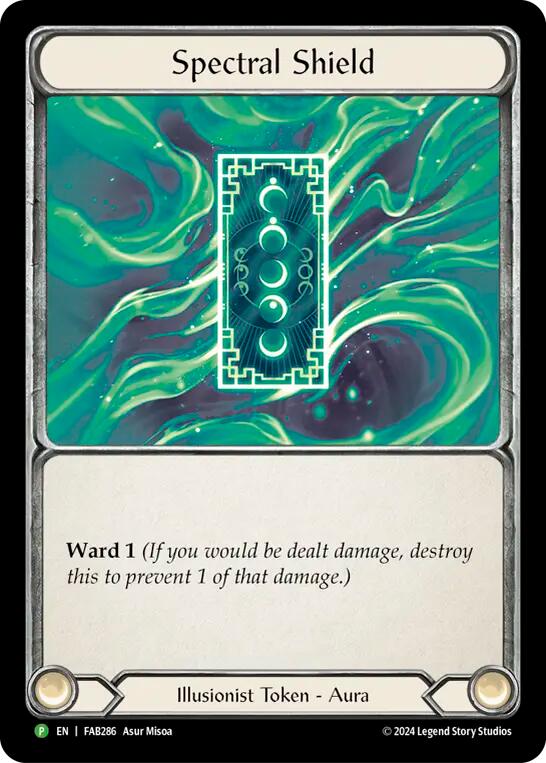 Spectral Shield [FAB286] (Promo)  Cold Foil | Shuffle n Cut Hobbies & Games